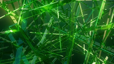 Randomly rotated lines in green color.mp4 Stock Footage 64354576