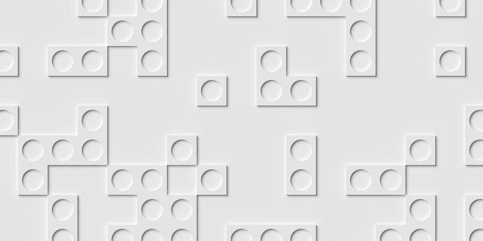Randomly scattered white square boxes with circle inset polygons pattern ba.. 库存插图