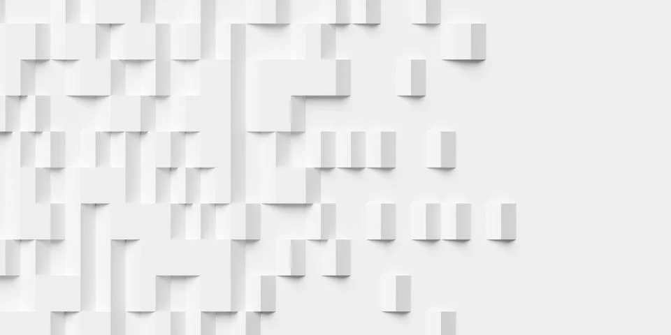 Randomly shifted offset wide lines or blocks geometry background wallpaper .. Stock Illustration