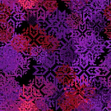 RandomPixelatedStar 01 Stock Illustration