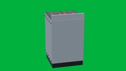 Range appliance 3d loop green screen Видео 343073292