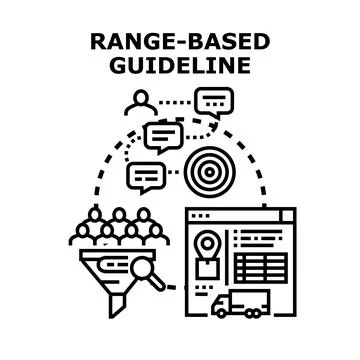 Range based guideline development and delivery process 스톡 일러스트