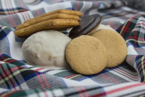 Range of cookies 4 Stock Photos