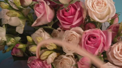 A range of flower arrangements. Stock Footage 318582496