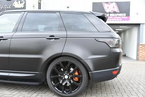 Range Rover back door Stock Photos