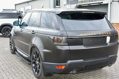 Range Rover back left Stock Photos