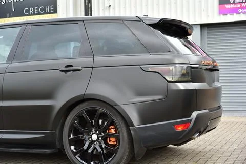 Range Rover back pannel Stock Photos