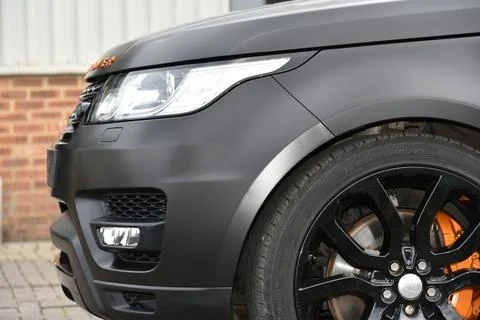 Range Rover bumper bar Stock Photos
