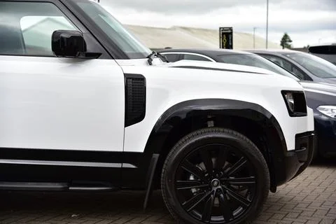 Range Rover Defender front wing Stock Photos