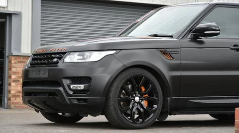 Range  Rover front Stock Photos