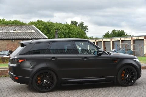 Range Rover full side Stock Photos