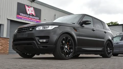Range Rover near side front Stock Photos
