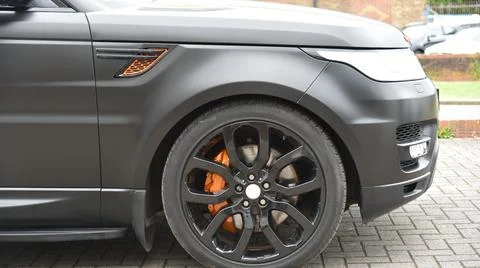 Range Rover off side Stock Photos