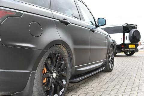 Range Rover side Stock Photos