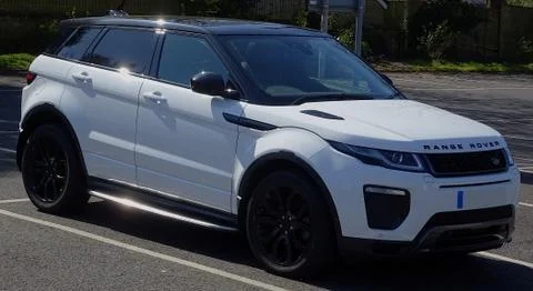 Range Rover SUV Car Stock Photos