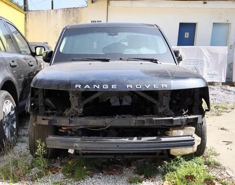 Range Rover SUV in Sao Paulo, Brazil - Dec 2023 Stock Photos