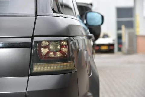 Range Rover tail lamp Stock Photos