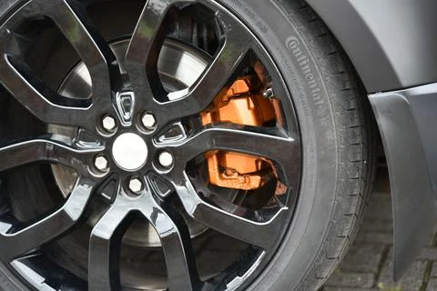 Range Rover wheel Stock Photos