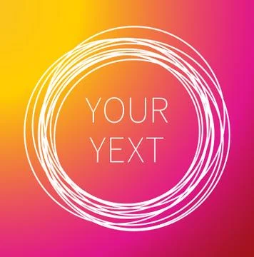 The range of strokes and lines on color background. Stock Illustration