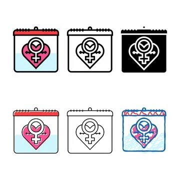 Range zero tolerance for female genital mutilation color icon vector Stock Illustration