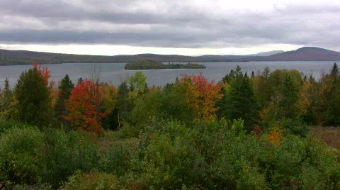 Rangeley Lake Maine Stock Footage 267801