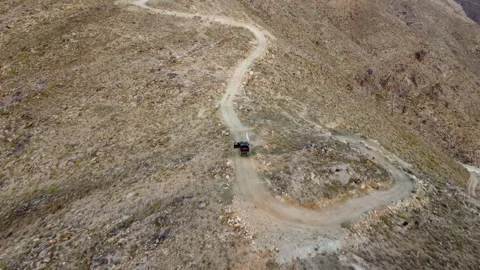 A ranger is atop the hill Stock Footage 274537353