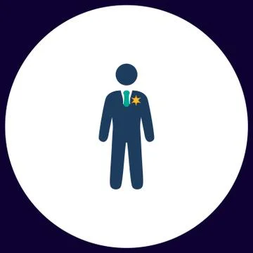 Ranger computer symbol Stock Illustration