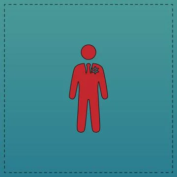 Ranger computer symbol Illustrazione stock