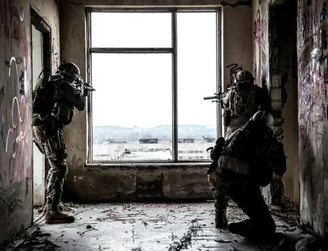 Rangers in action Stock Photos