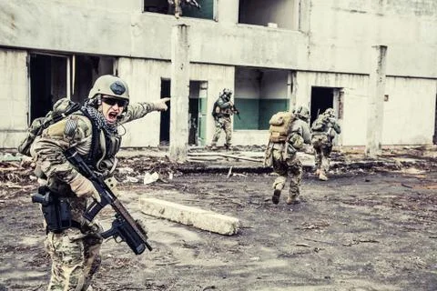 Rangers in action Stock Photos