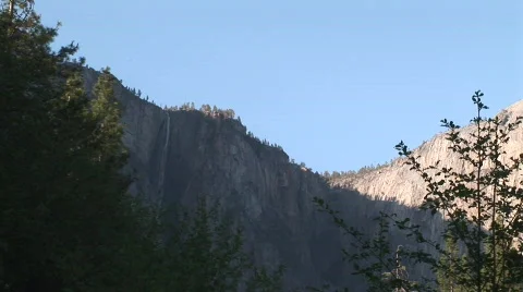 Ranges with waterfall Stock Footage 478317