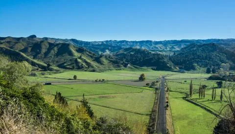 Rangitikei flats Stock Photos