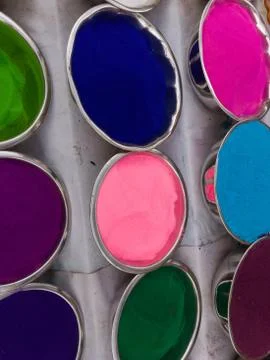 Rangoli Colours  Stock Photos