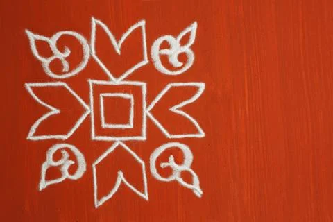 Rangoli ; India Stock Photos