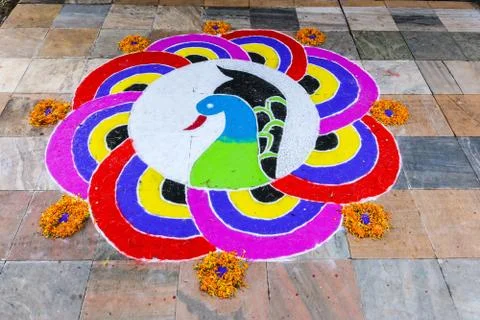 Rangoli Foto stock