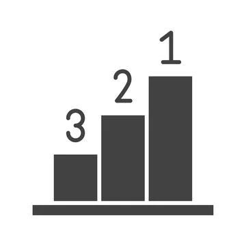 Rank icon vector image. Stock Illustration