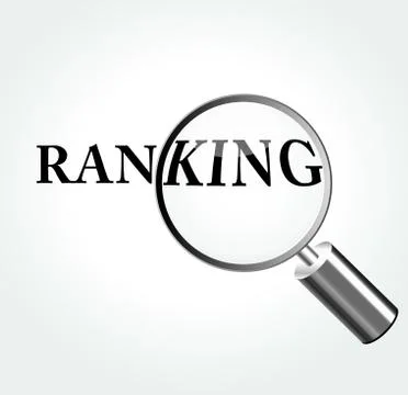 Ranking concept illustration Stock Illustration