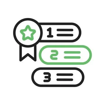 Ranking Icon Image. Stock Illustration