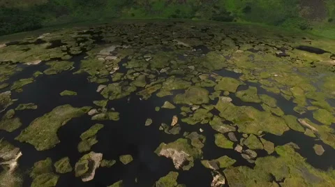 Rano Kau, Chile - Easter Island Rano Kau Crater Stock Footage 60064836