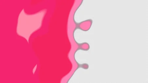 Ransition Wipe Liquid Waves Cartoon Abstract Background Animated Isolated Stock Footage 211258459