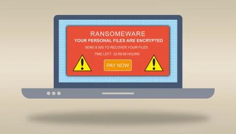 Ransom requirement Stock Illustration