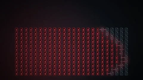 Ransomware Attack File Encryption and Backup Restore Reveal Stock Footage 347011012