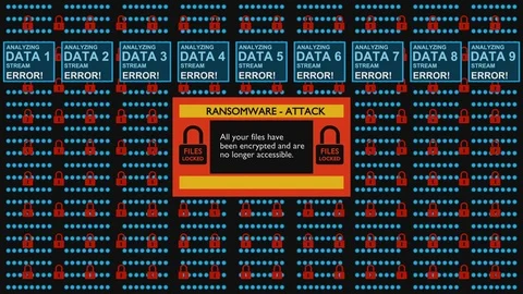 Ransomware Attack 库存影片 101236210