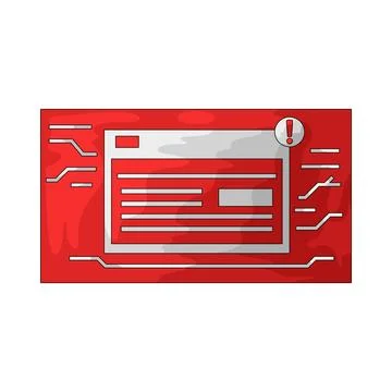 Ransomware illustration Stock-Illustration