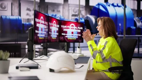 Ransomware Virus Extortion Hacking Stock Footage 273798500