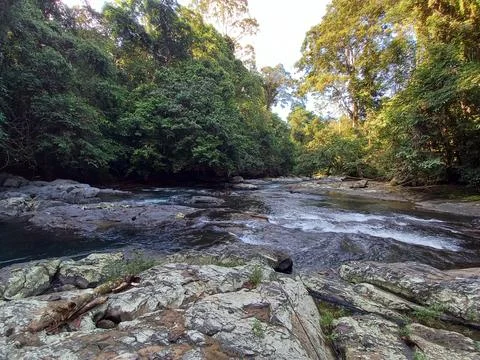 Rantau Buta River Stock Photos