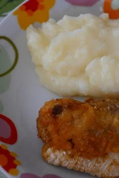 Rantott halfile with mashed potatoes Photos