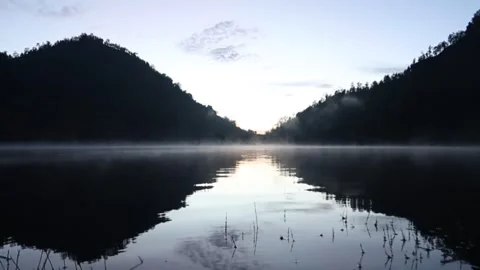 Ranu Kumbolo, Mount Semeru, Java, Indonesia. 4k Stock-Footage 247011548