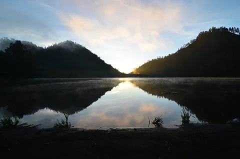 Ranu kumbolo 写真素材