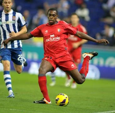 Raoul Loe of Osasuna Stock Photos